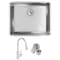 Elkay Undermount Sink, Undermount Mount, Polished Satin Finish ECTRU21179TFCC - alternate 1